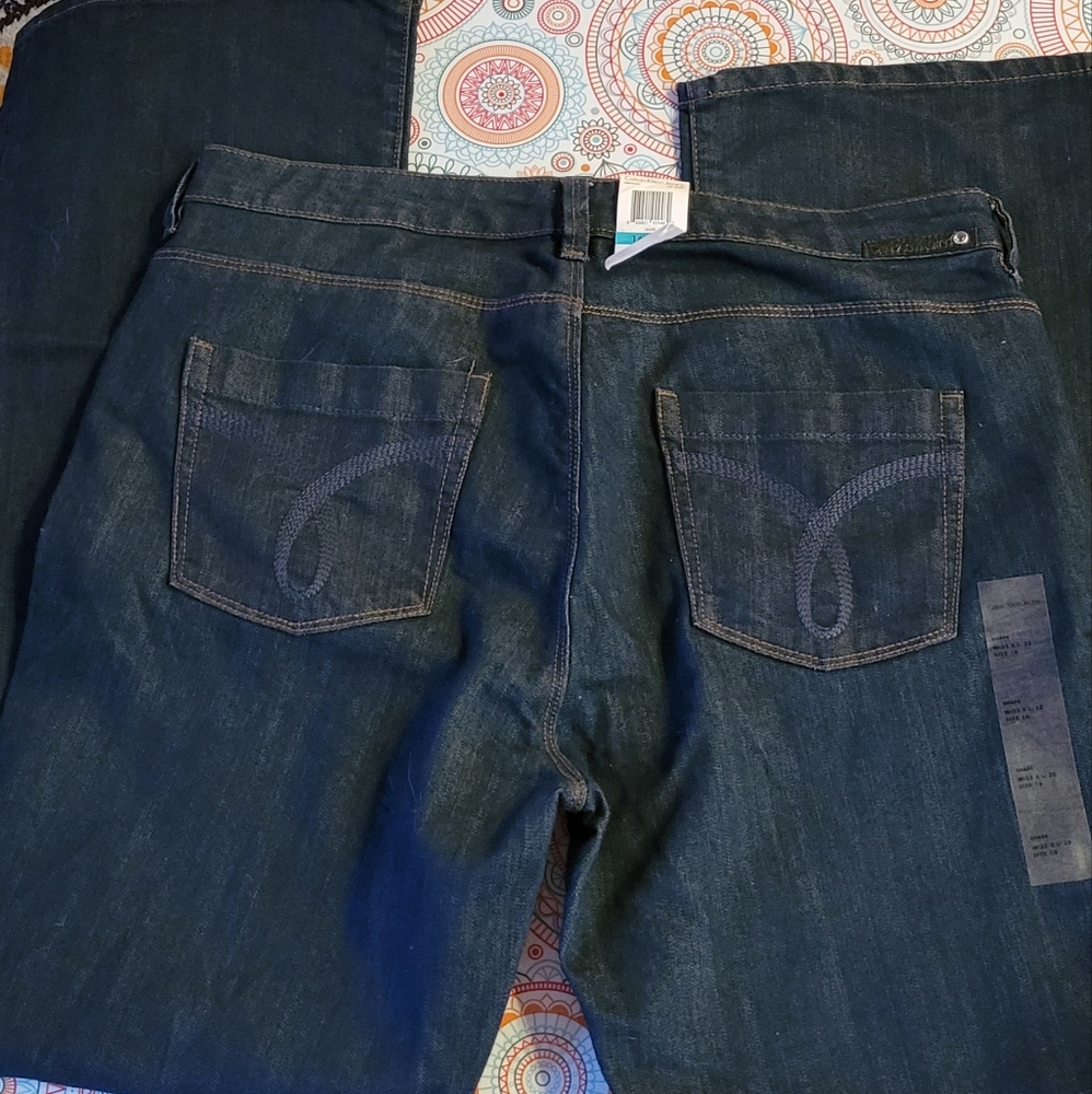 Calvin Klein Jeans- Dark wash, boot cut, women's size 16